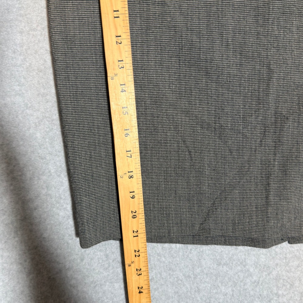 The Limited Collection Grey Micro Check Pencil Skirt 8 Workwear Career Academia - Picture 3 of 7